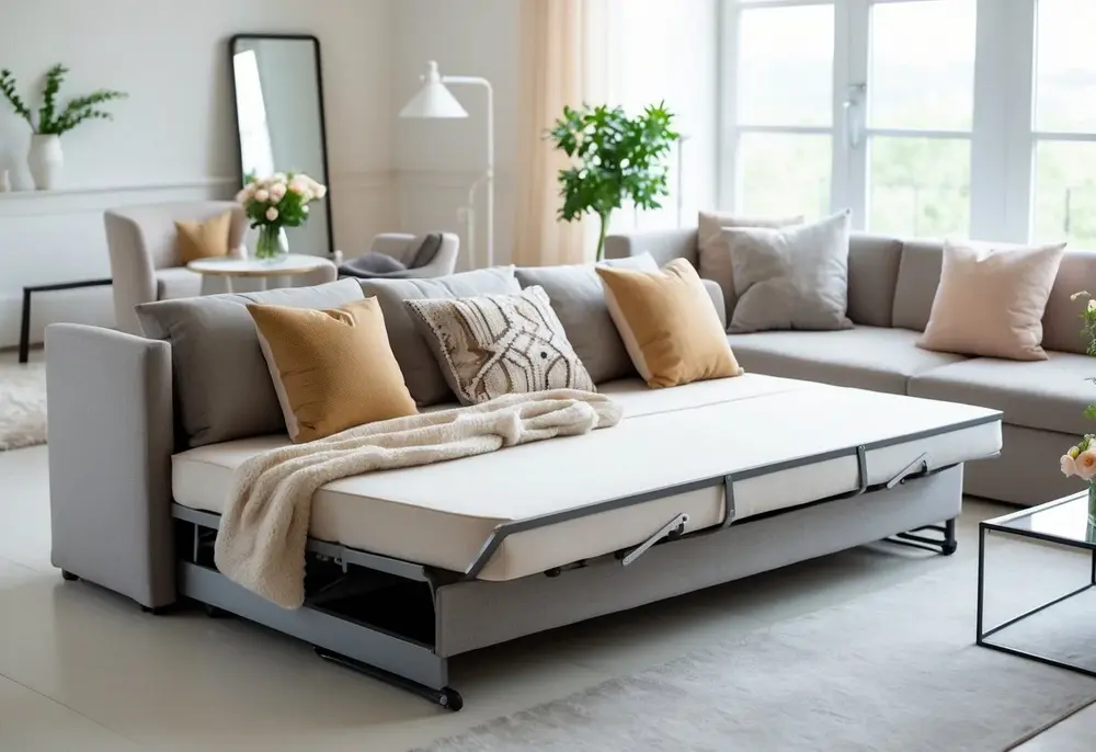 Sofá cama: conforto e funcionalidade para acomodar com estilo e praticidade no dia a dia